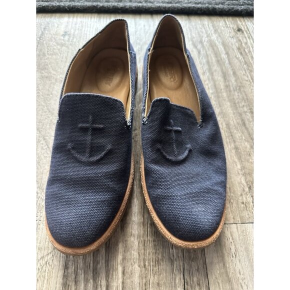 Sperry Seaport Levy Slip On Navy Womens Size 5.5 Flats Casual STS83411 Nautical - Picture 1 of 11